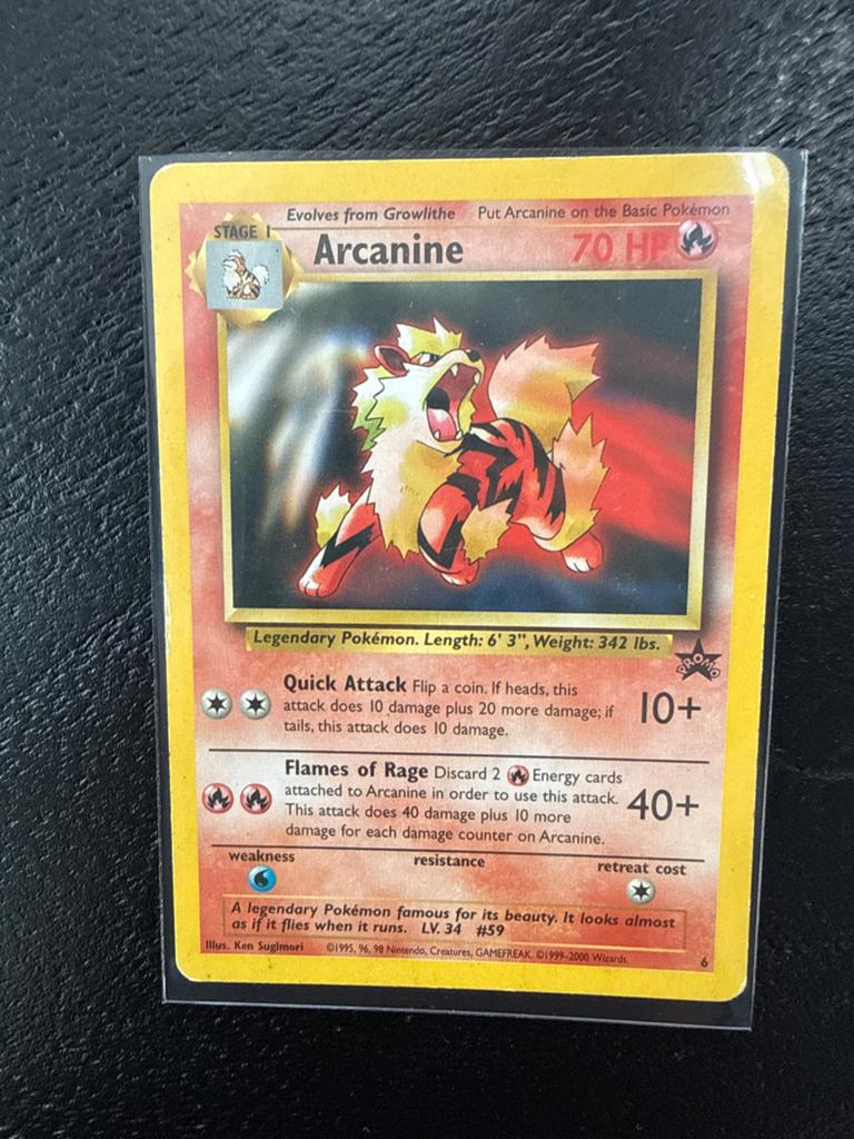 Arcanine Pokémon Kaart - Base Set 2 - Zeldzaam, Ophalen of Verzenden, Gebruikt, Losse kaart