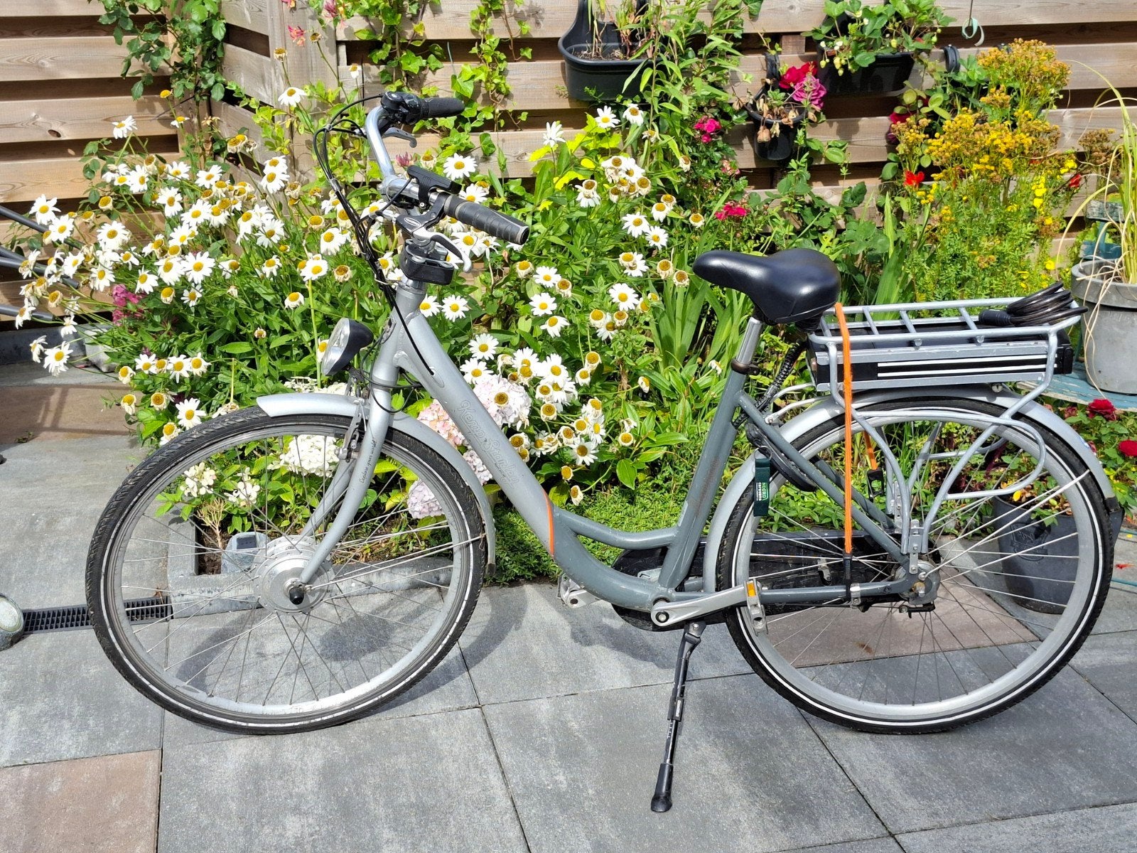 Elektrische fiets (nu niet elektrisch), Ophalen, Gebruikt