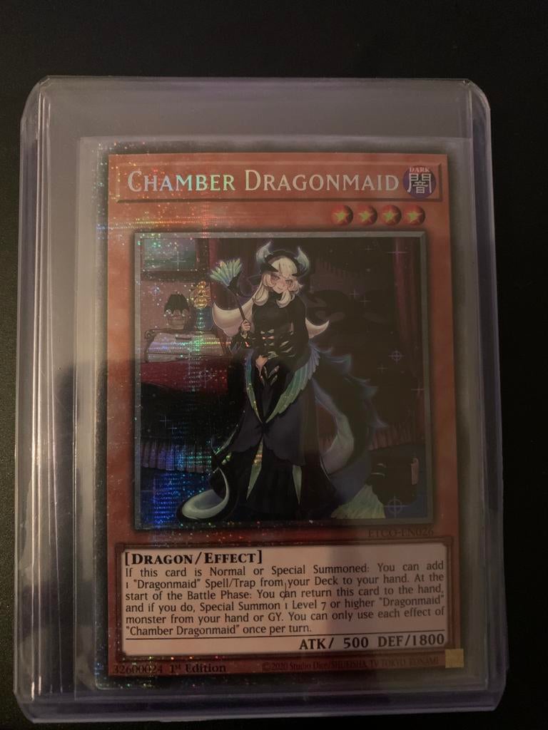 160€ Chamber Dragonmaid (Starlight Rare)  ETCO-EN026, Ophalen of Verzenden, Nieuw
