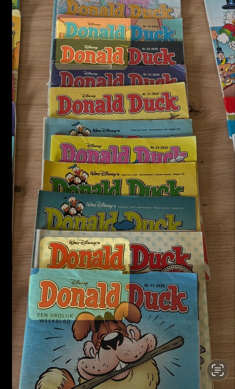 Donald Duck weekbladen 50 stuks - Diverse jaargangen, Boeken, Meerdere stripboeken, Ophalen of Verzenden, Gelezen