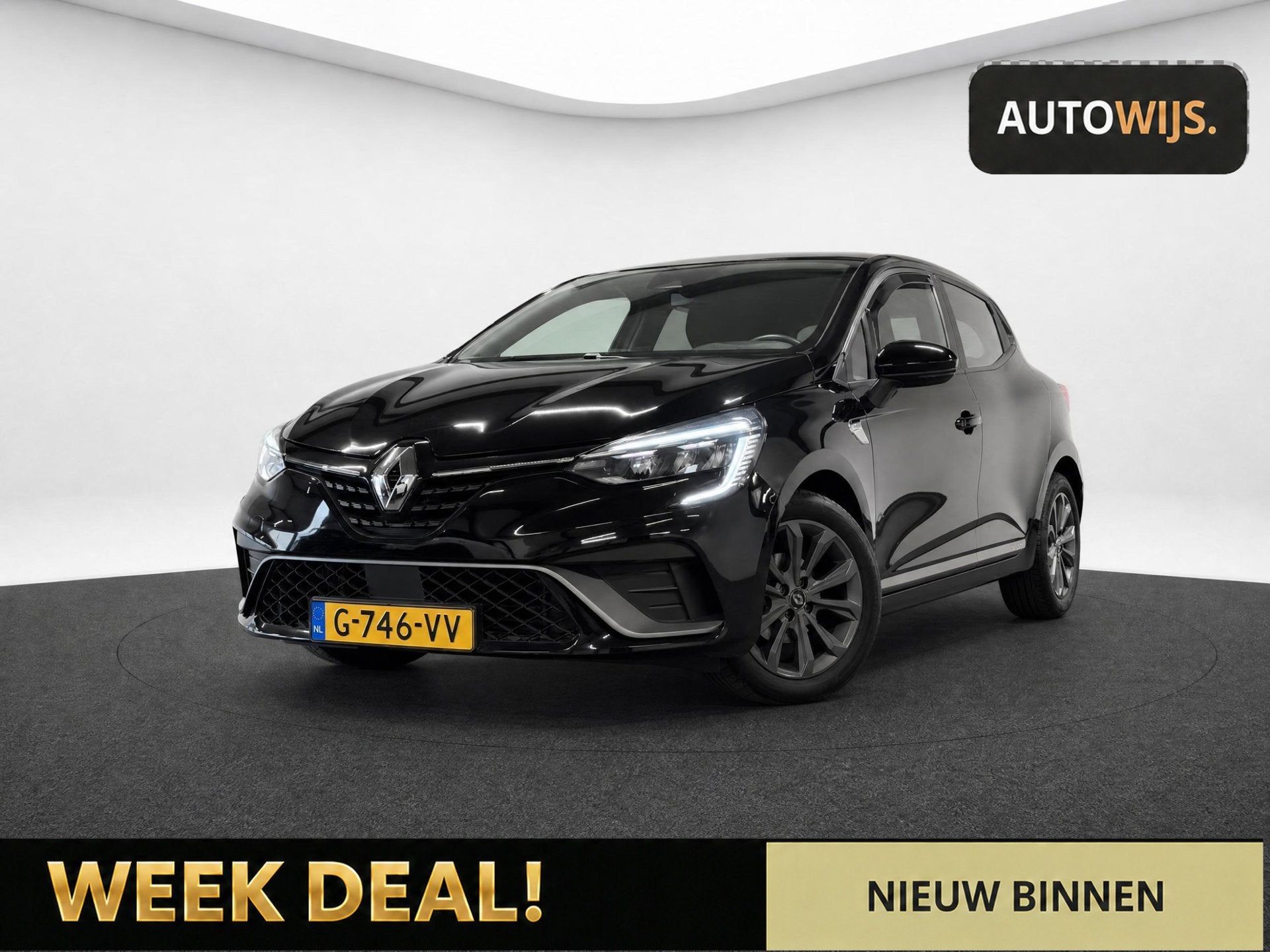 Renault Clio 1.0 TCe Zen|R S LINE|CARPLAY|NL AUTO|LED|DEALER, Voorwielaandrijving, Dealer onderhouden, Gebruikt, 580 kg