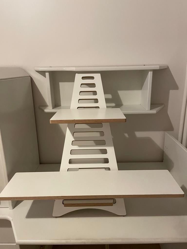 Upstaa XL - Ergonomische bureau verhoger, Ophalen, Zo goed als nieuw, 70 tot 120 cm