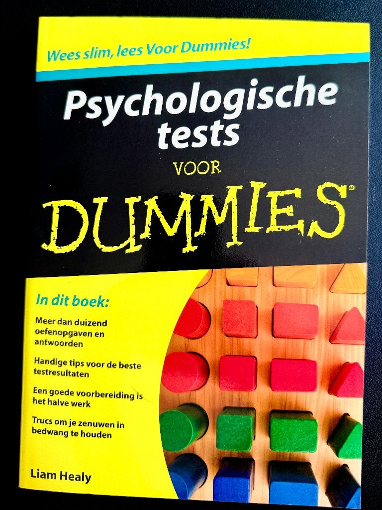 Boek Psychologische tests voor Dummies, Nieuw, Liam Healy, Ophalen of Verzenden, Cognitieve psychologie
