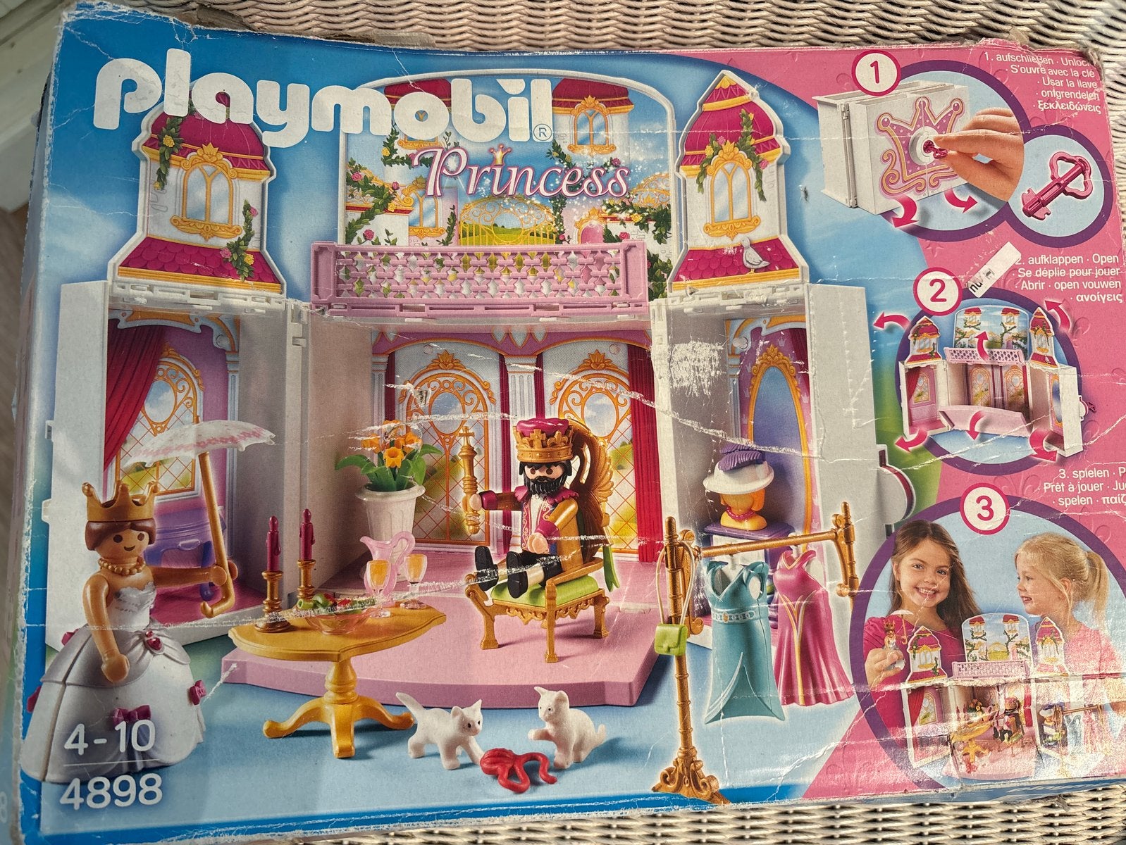 Playmobil Princess Kasteel met accessoires, Ophalen of Verzenden, Gebruikt