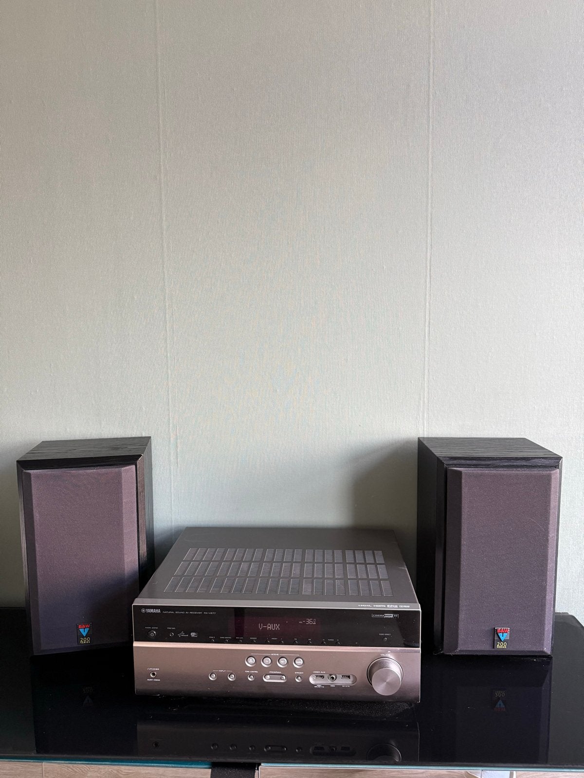 B&W V201 Boekenplank Luidsprekers, Ophalen, Inclusief kabels, Zo goed als nieuw, Bowers & Wilkins (B&W)