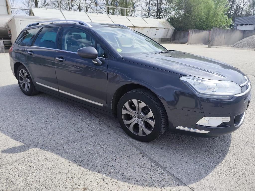 Citroën C5 2.2 HDI Exclusive 150KW Touring AUT 2013 Grijs, Zwart, Leder, Diesel, Stoelverwarming