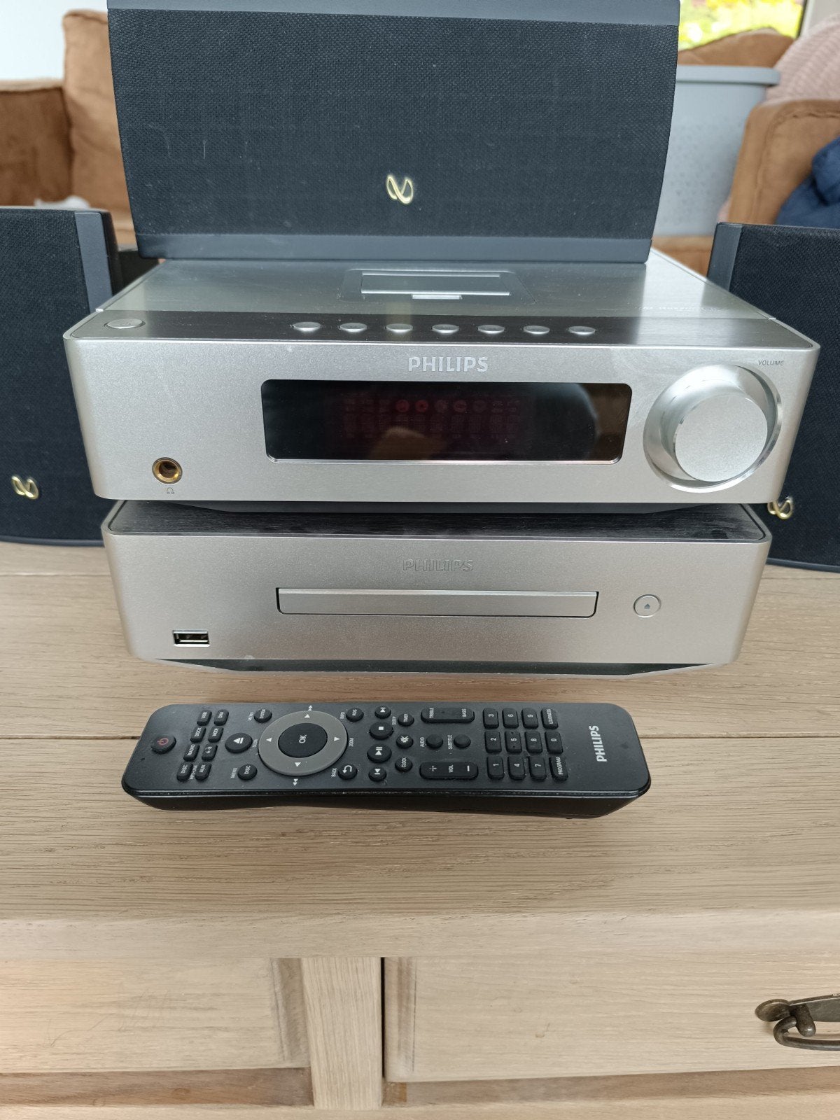 Philips Microset  dcd8000 met CD/DVD-speler, Tuner en Speake, Audio, Tv en Foto, Ophalen, Philips, Tuner of Radio, Zo goed als nieuw