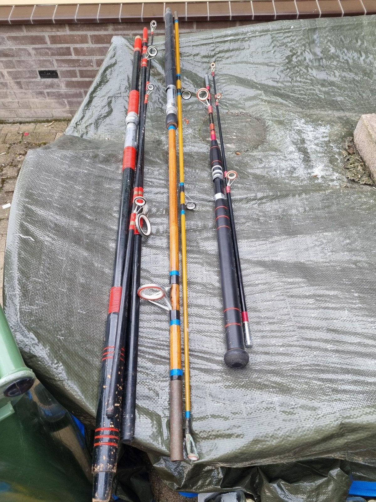 vis spullen, Watersport en Boten, Ophalen, Gebruikt, Complete hengel