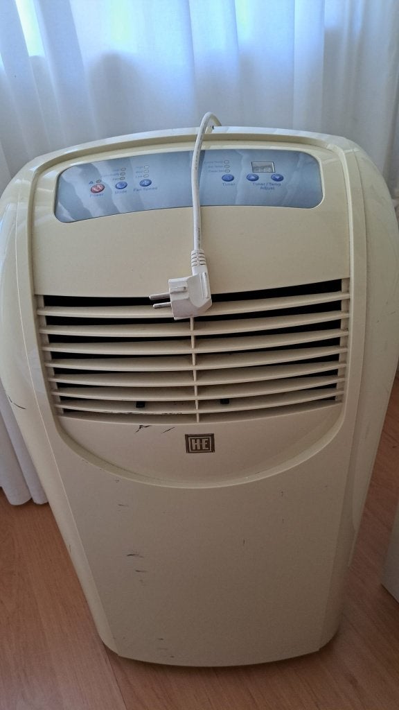 Airco, Witgoed en Apparatuur, Ophalen, Mobiele airco, Minder dan 60 m³, 3 snelheden of meer