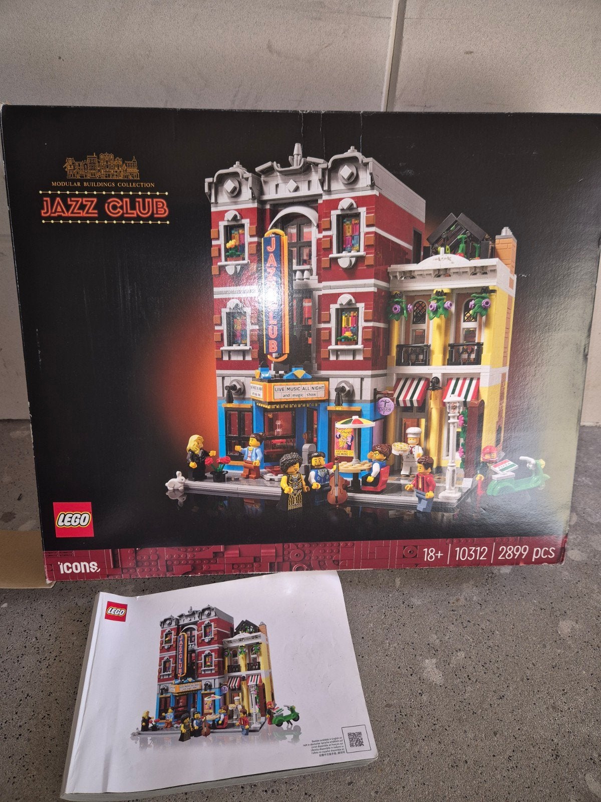 Lego Icons Jazz Club 10312 - Complete set met doos, Ophalen, Compleet, Gebruikt, Lego
