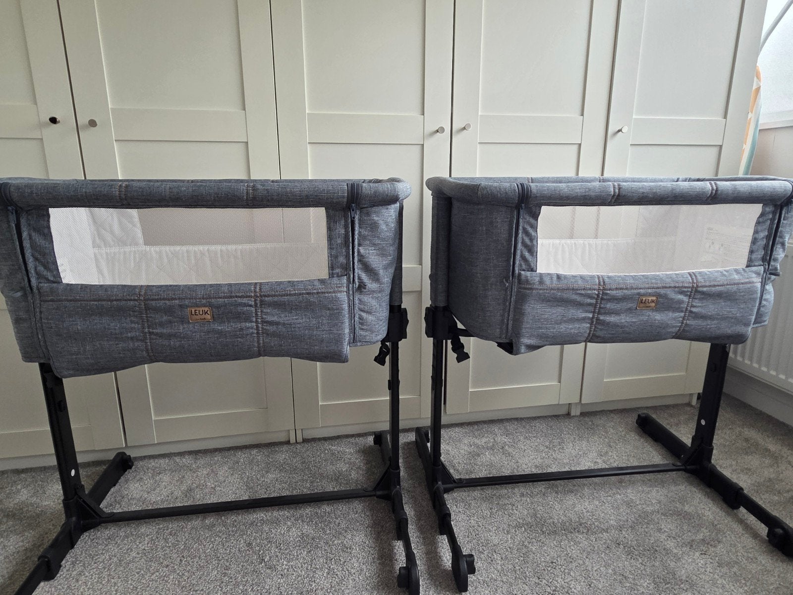 Co-sleeper(s) samen of apart te koop (€50 p.s.), Ophalen, Zo goed als nieuw, Wieg