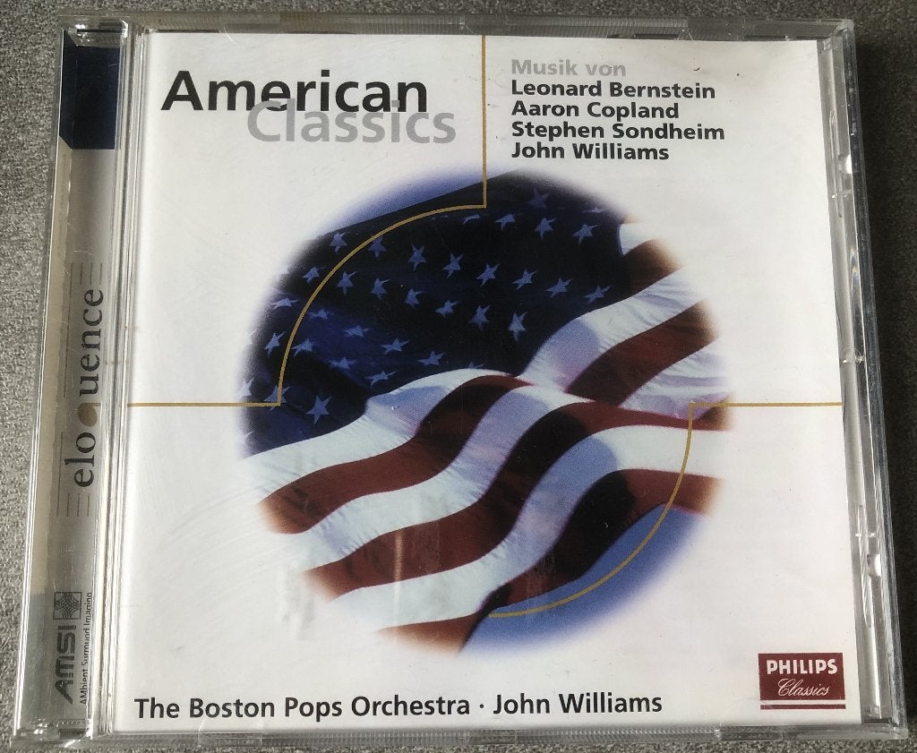 AMERICAN CLASSICS - BERNSTEIN, COPLAND, JOHN WILLIAMS, Ophalen of Verzenden, Romantiek, Zo goed als nieuw