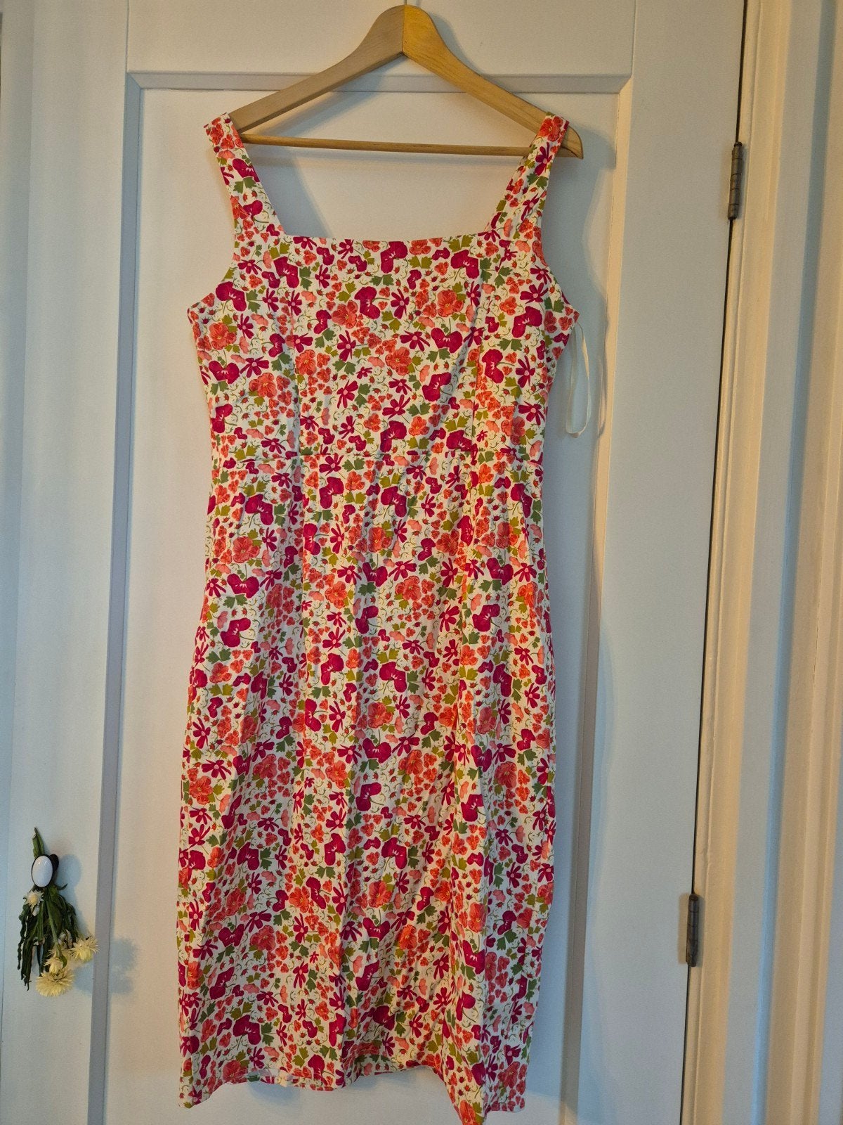 Collectif Jenifer Grassland Bloemen Jurk Maat L, Kleding | Dames, Jurken, Collectif, Meerkleurig, Maat 42/44 (L), Nieuw