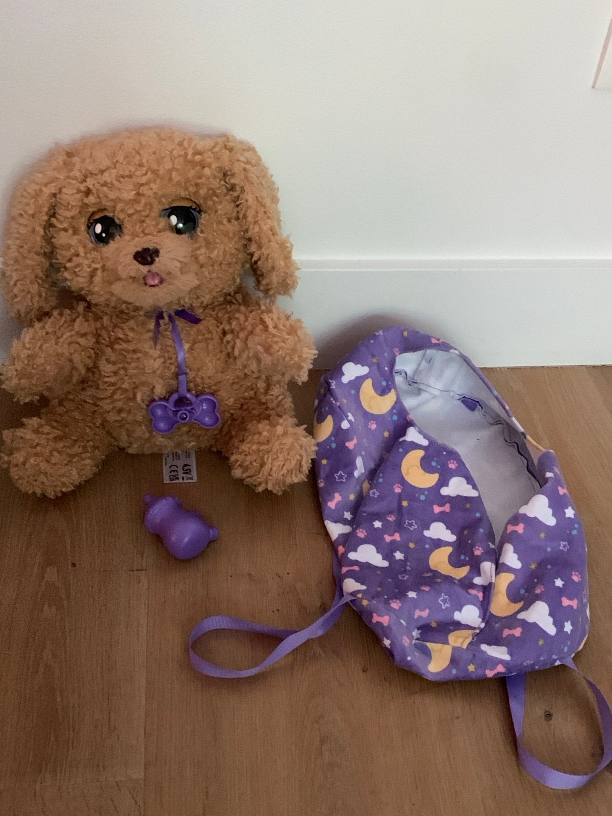 FurReal Friends Poopalots Big Wags Puppy interactieve knuffe, Overige merken, Overige karakters, Zo goed als nieuw, Middelgroot (20 tot 80 cm)