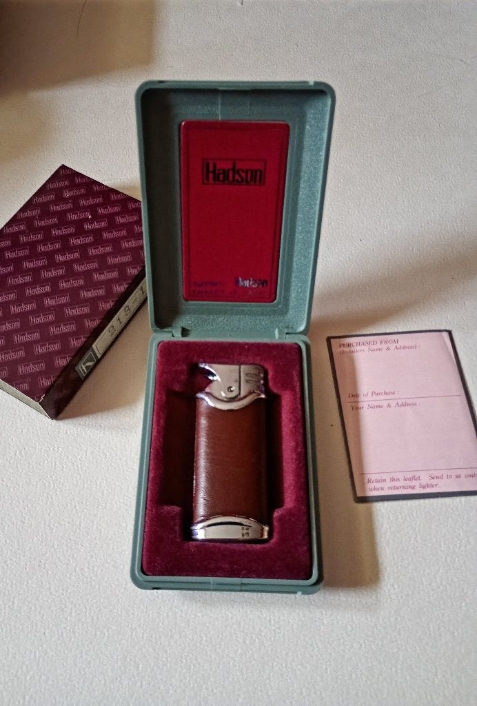 Vintage Hadson aansteker in originele doosje / UK, Ophalen, Zo goed als nieuw, Aansteker