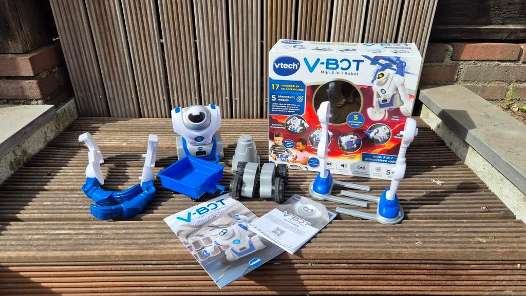 VTech V-Bot 5-in-1 Robot - Incompleet, Kinderen en Baby's, Speelgoed | Vtech, Gebruikt, 6 jaar of ouder, Ophalen of Verzenden