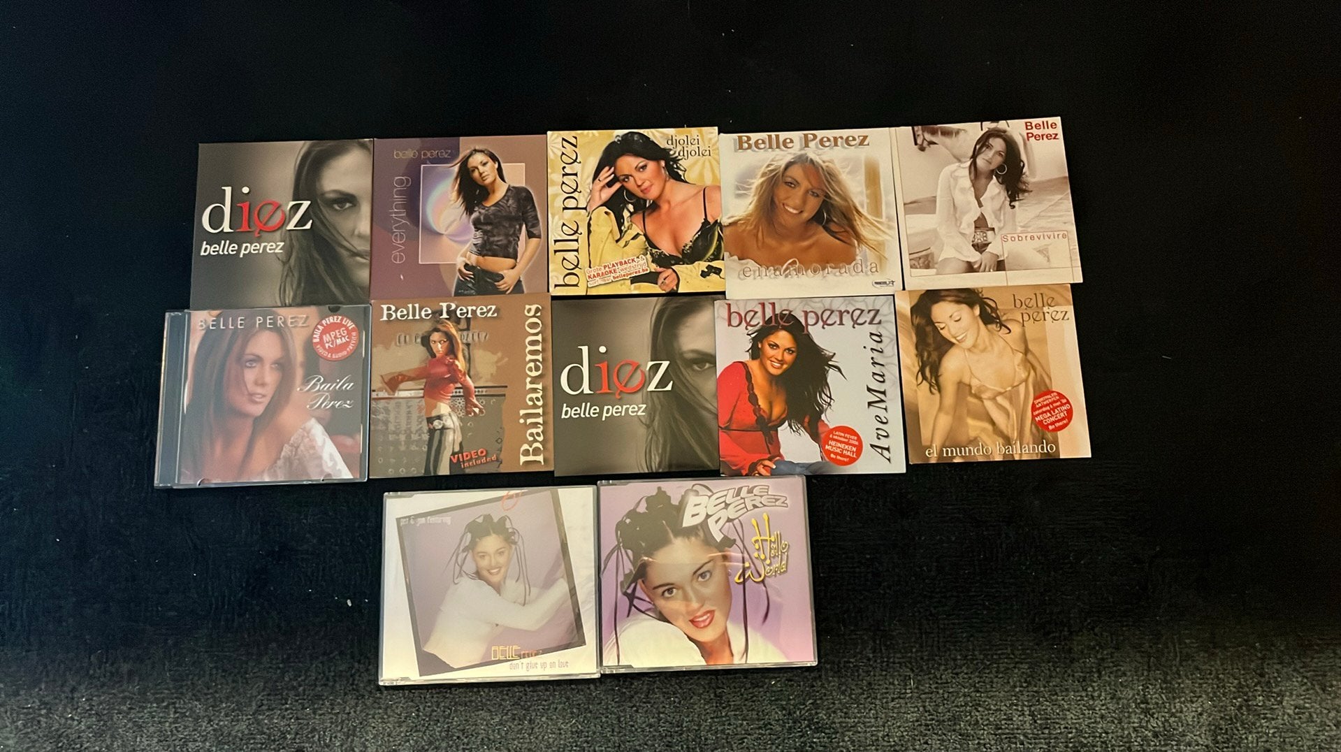Belle Perez - 12 originele cd singels, Cd's en Dvd's, 6 singles of meer, Ophalen of Verzenden, Zo goed als nieuw, Pop