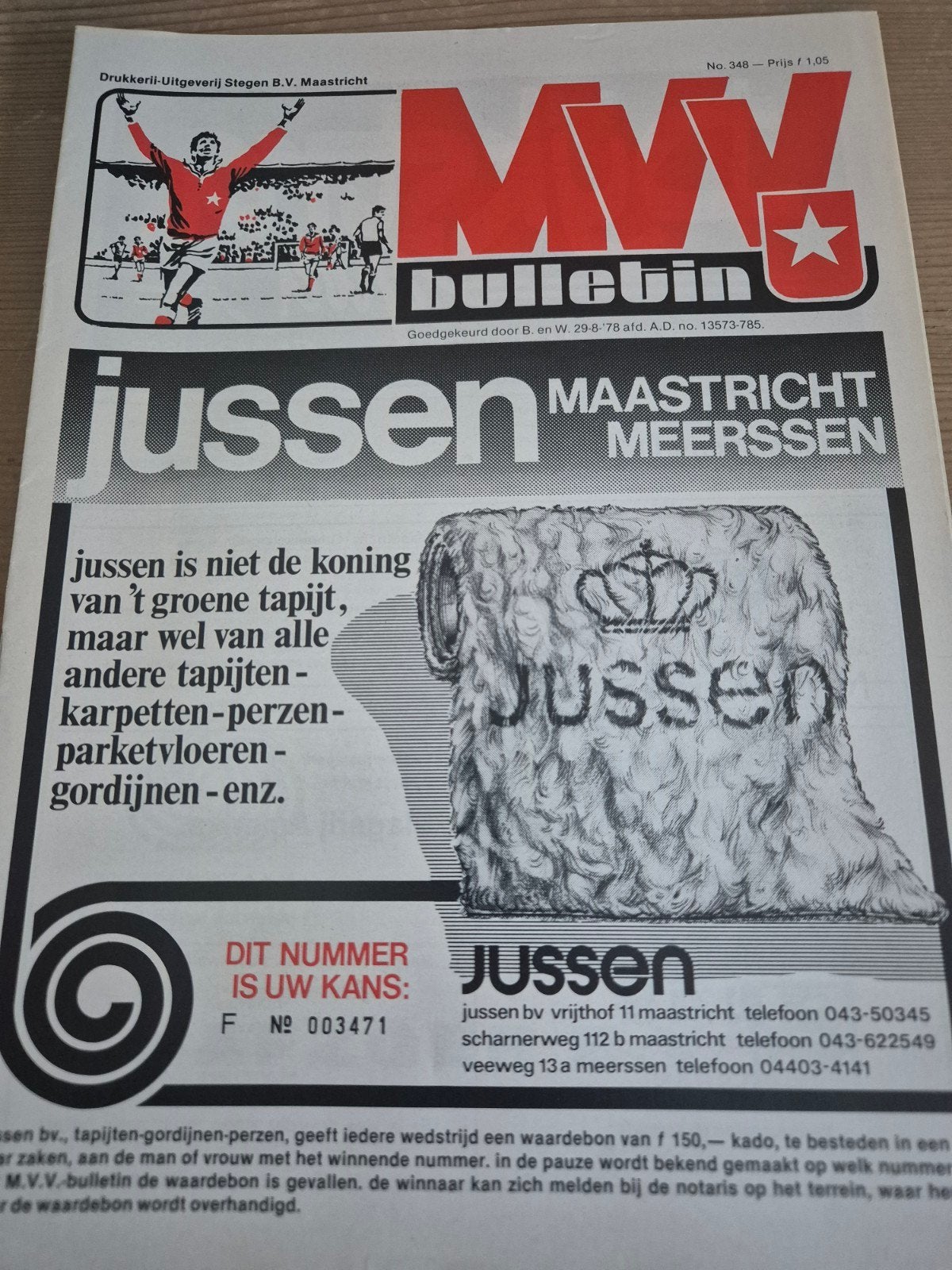 MVV programmaboekjes, Ophalen of Verzenden, Zo goed als nieuw, Roda JC, Poster, Plaatje of Sticker