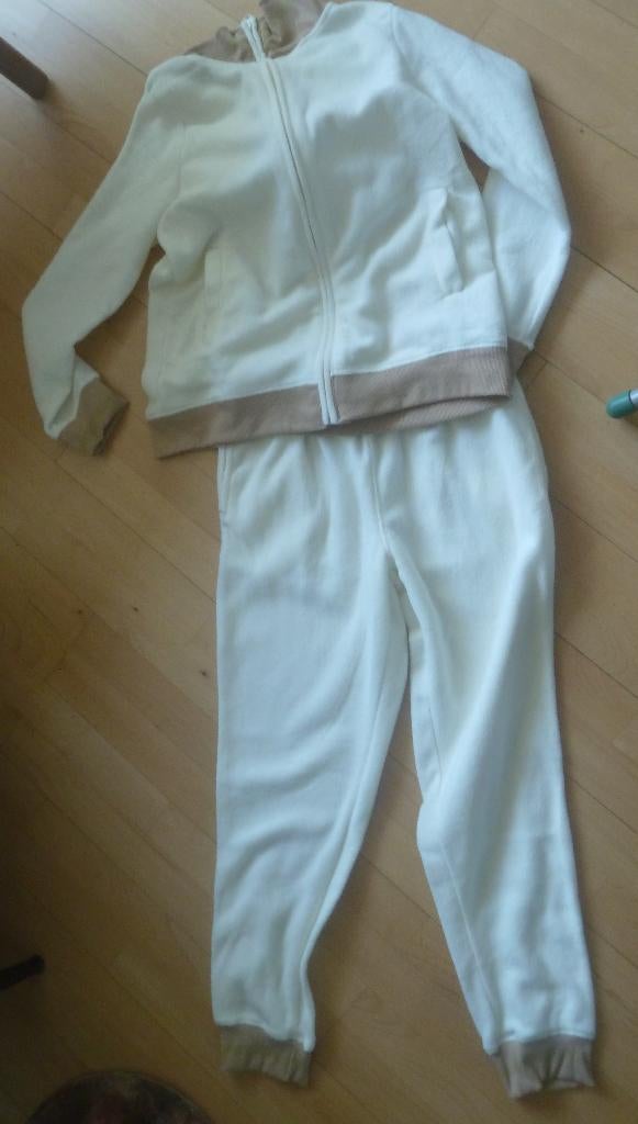 Esmara zacht crème huispak. Maat L, Maat 38/40 (M), Wit, Zo goed als nieuw, Esmara