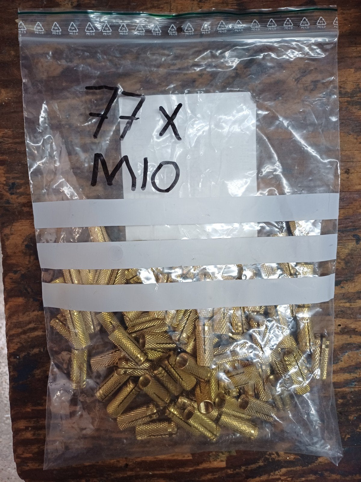 Messing ankers M10, Ophalen of Verzenden, Nieuw