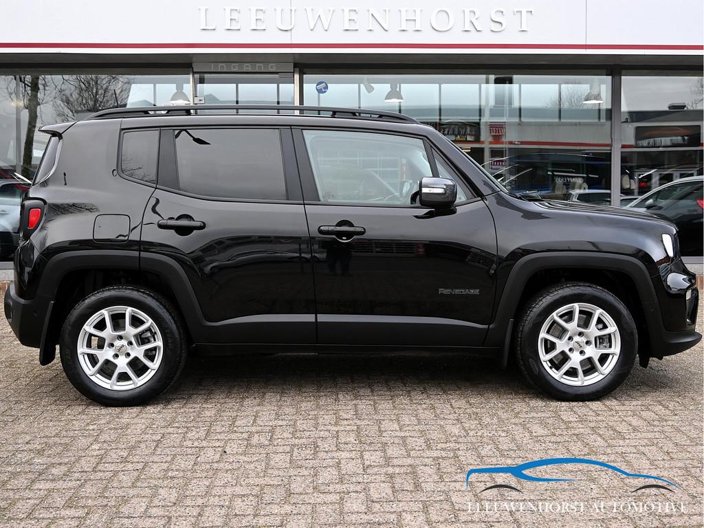 Jeep Renegade 4xe 240 Plug-in Hybrid Electric S, leer, Apple, Auto's, Jeep, Automaat, Euro 6, Zwart, Bedrijf