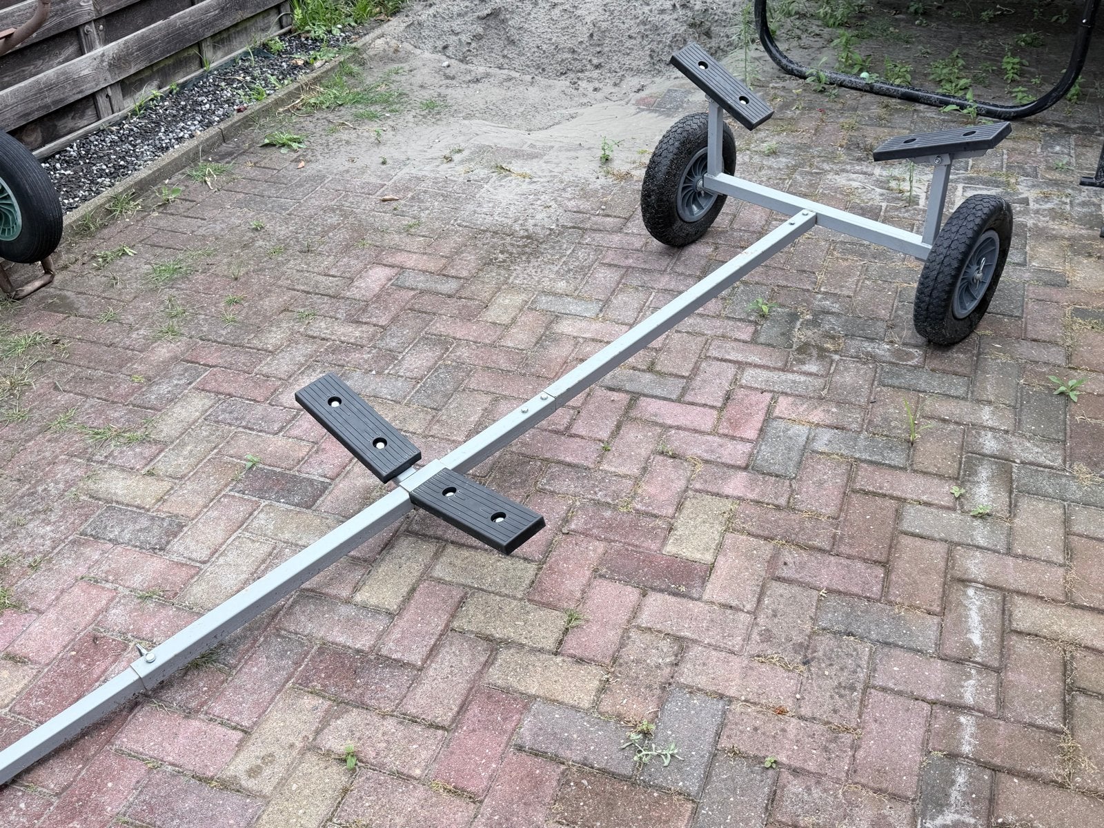 Bochtentrailer / Strandtrailer voor kleine boot, Watersport en Boten, Ophalen, Gebruikt, Overige typen, Zeilboot of Motorboot