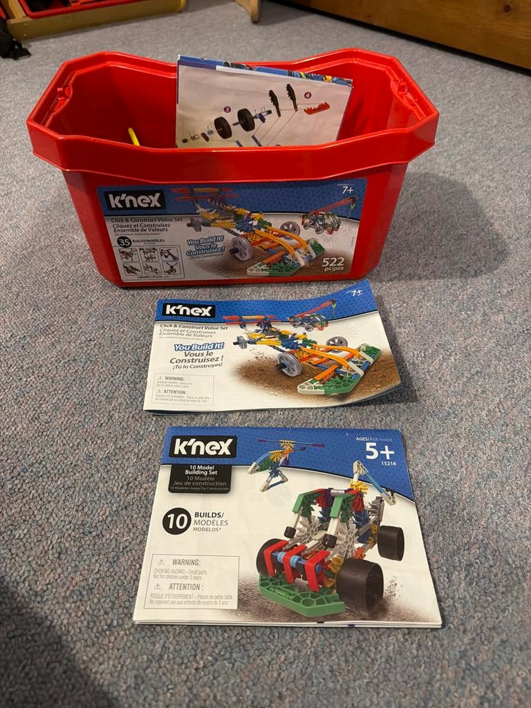 K'nex Click & Construct Value Set - 522 onderdelen, Kinderen en Baby's, Speelgoed | Bouwstenen, K'nex, Ophalen