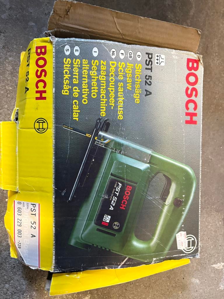 Bosch decoupeerzaag PST 52 A, Doe-het-zelf en Verbouw, Gereedschap | Zaagmachines, Ophalen, Gebruikt, Decoupeerzaag, 30 tot 70 mm