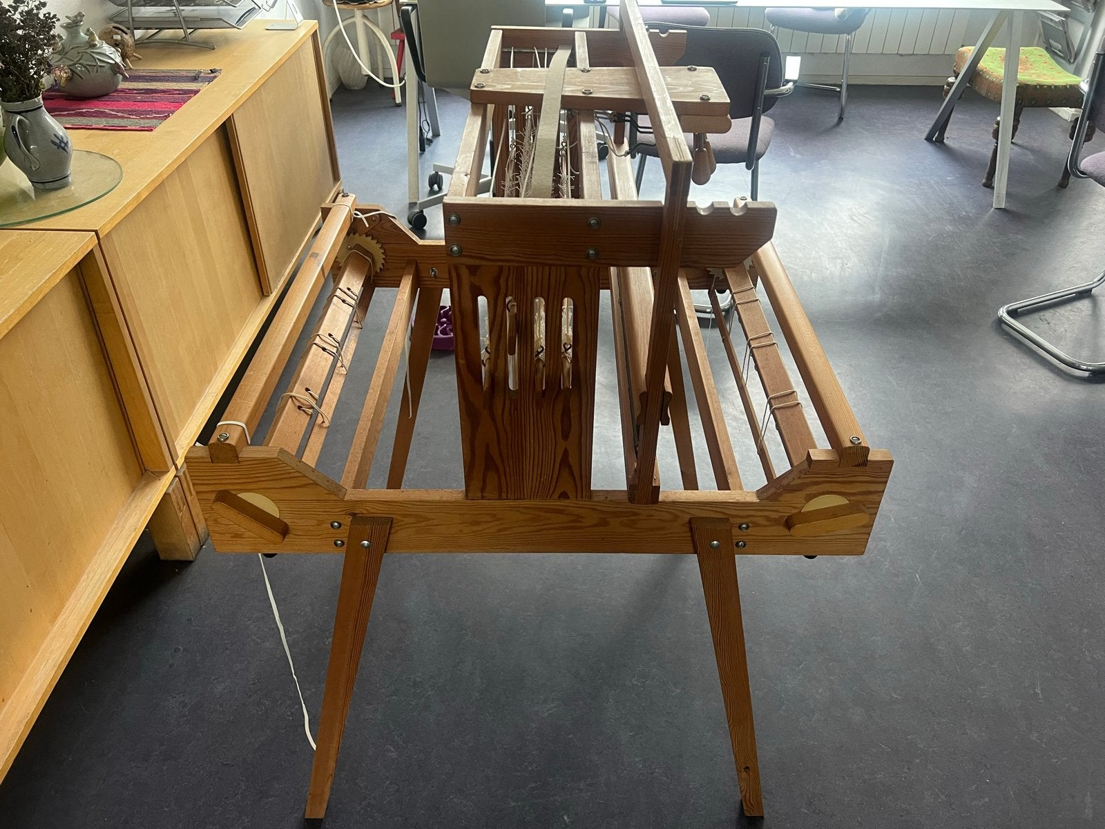 Tafelweefgetouw met poten - 60 cm weefbreedte, Ophalen, Gebruikt, Overige typen