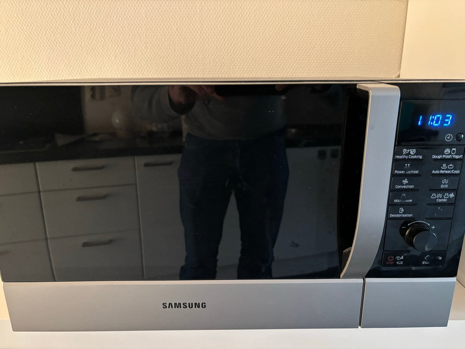 Samsung combimagnetron met ovenfunctie, Ophalen, Combimagnetron, Gebruikt, Grill