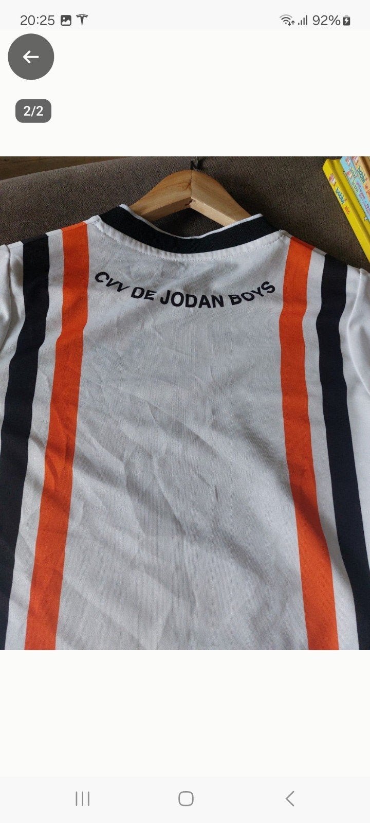 Hummel CVV De Jodan Boys Voetbalshirt - Maat 164, Ophalen, Maat 48/50 (M), Wit, Voetbal