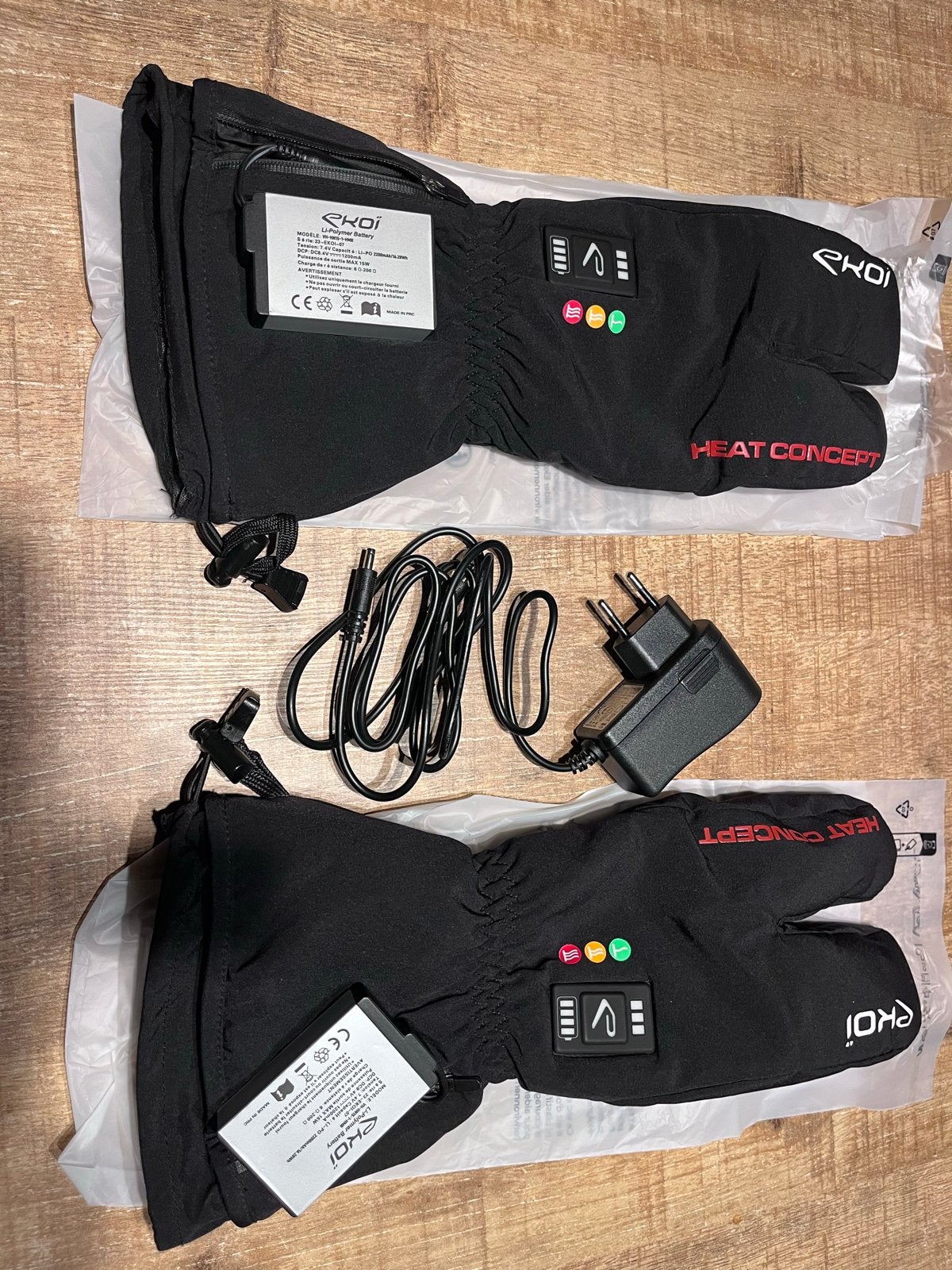 EKOI Heat Concept Verwarmde Handschoenen Maat L, Ophalen of Verzenden, Zo goed als nieuw, L, Heer of Dame
