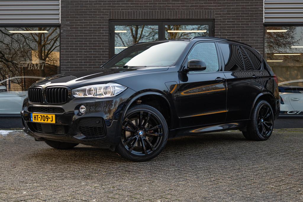 BMW X5 F15 xDrive40e High Executive M Sport / Vol / NAP/ Pan, Gebruikt, 4 cilinders, Met garantie (alle), Zwart