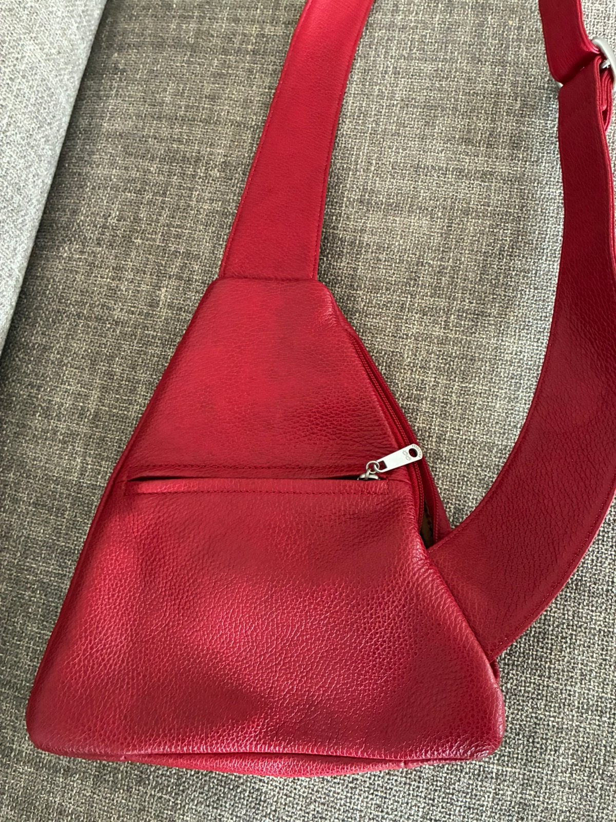 Schoudertas Fratelli, Ophalen of Verzenden, Zo goed als nieuw, Rood, Schoudertasje