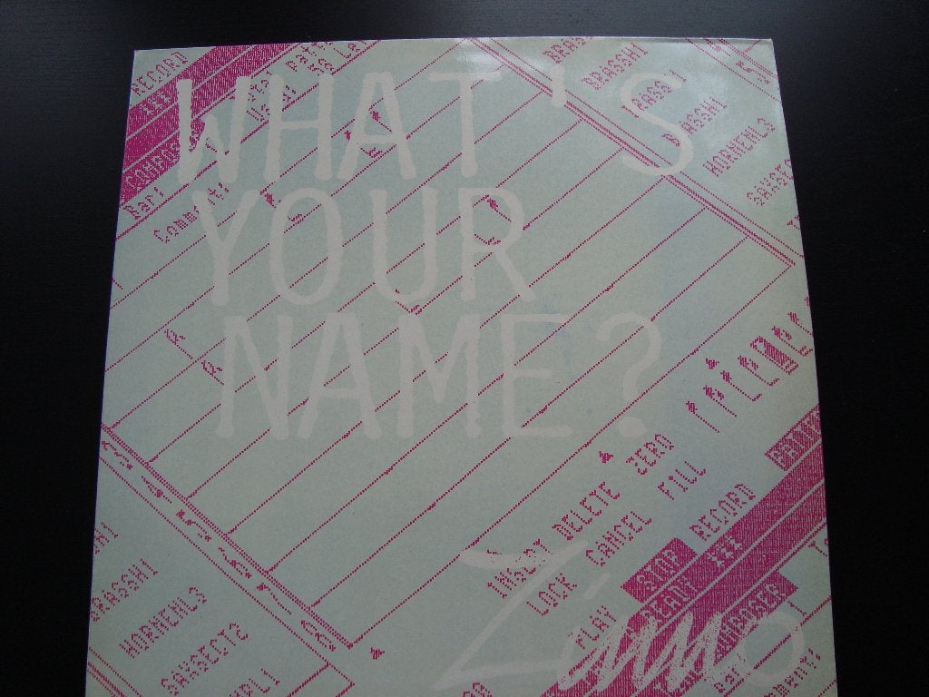 Zinno what, s jour name, Ophalen of Verzenden, Zo goed als nieuw, 12 inch