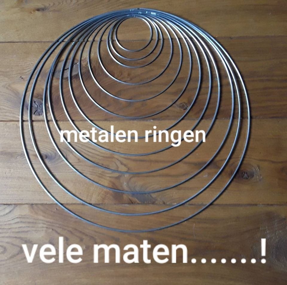 Vele maten metalen ringen - 2,6 cm t/m 110 cm - vanaf € 1,-, Ophalen of Verzenden, Nieuw, Metaal, Knutselmateriaal