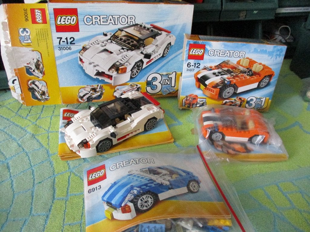 4 x lego creator 31002-31006-31017-6913, Kinderen en Baby's, Ophalen of Verzenden, Gebruikt, Complete set, Lego