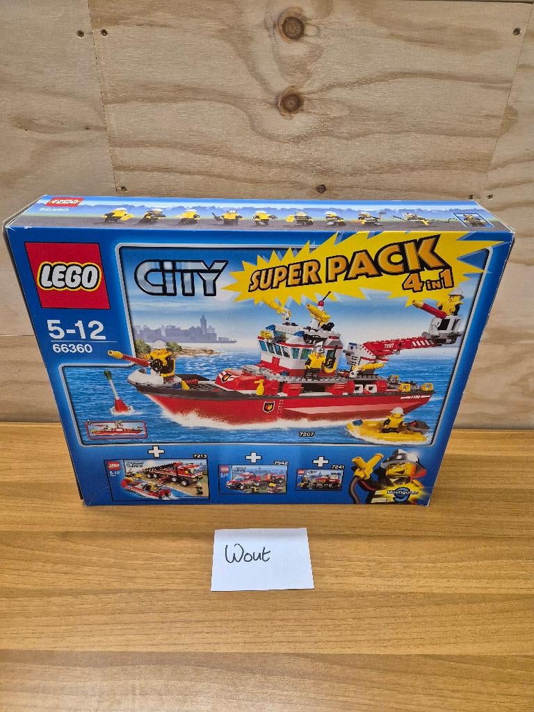 Lego 66360 ‘4 in 1 Super Pack’ (NAGENOEG NIEUW!), Kinderen en Baby's, Speelgoed | Duplo en Lego, Ophalen of Verzenden, Nieuw, Complete set
