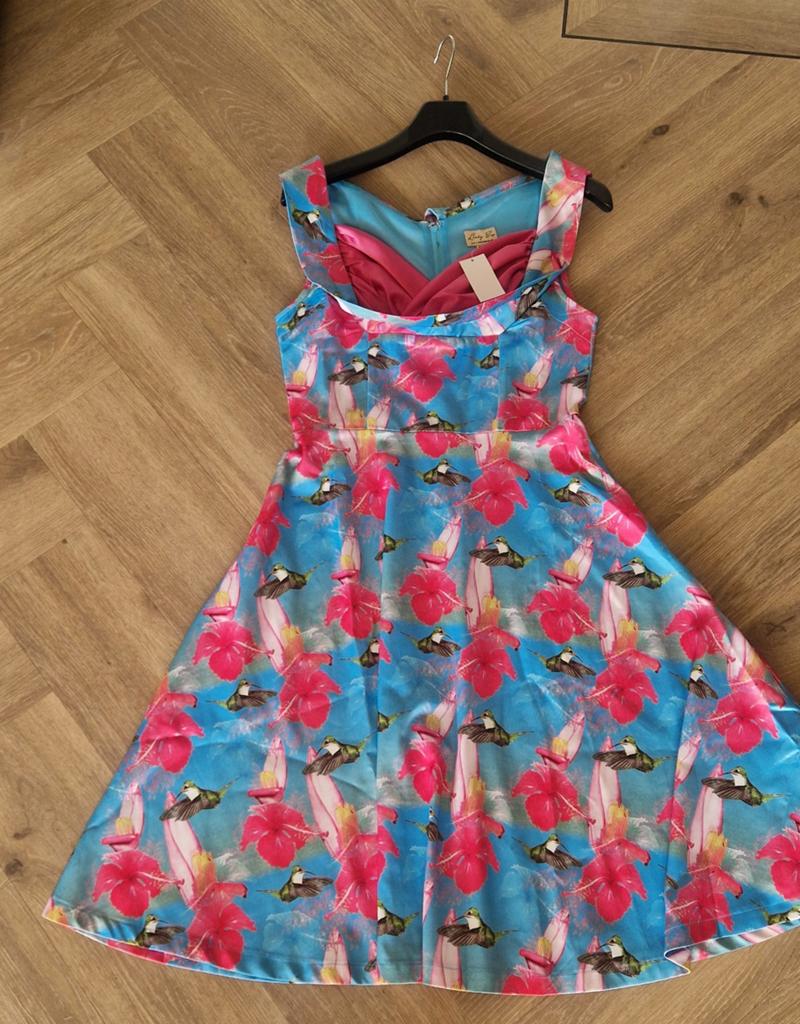 Lindy Bob swingjurk maat 38, Kleding | Dames, Maat 38/40 (M), Blauw, Nieuw, Ophalen of Verzenden