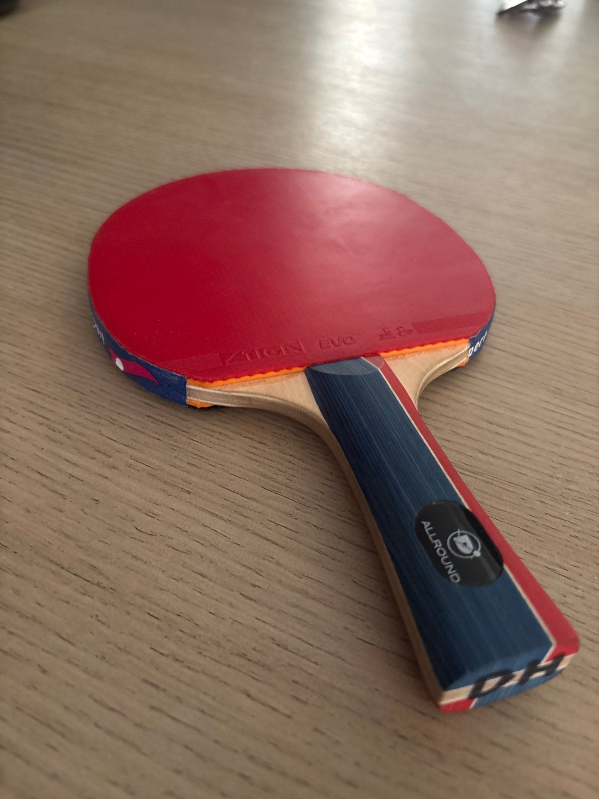 Tafeltennisbatje Allround - Zo goed als nieuw, Ophalen of Verzenden, Zo goed als nieuw, Net, Batje(s) of Balletje(s)