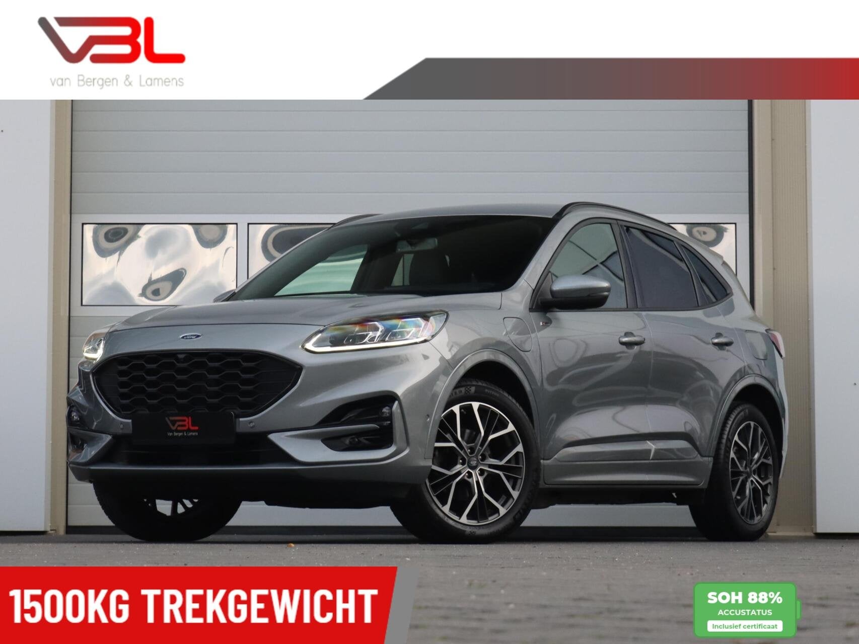 Ford Kuga 2.5 PHEV ST-Line X | 19inch velgen | SOH 88%, Auto's, Dealer onderhouden, Gebruikt, 4 cilinders, Met garantie (alle)