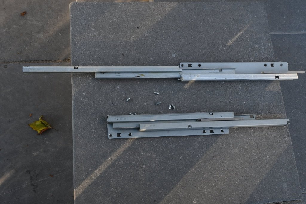 Bulthaup onderkasten / lade-elementen – complete set, Ophalen, Gebruikt, 150 tot 200 cm, Grijs