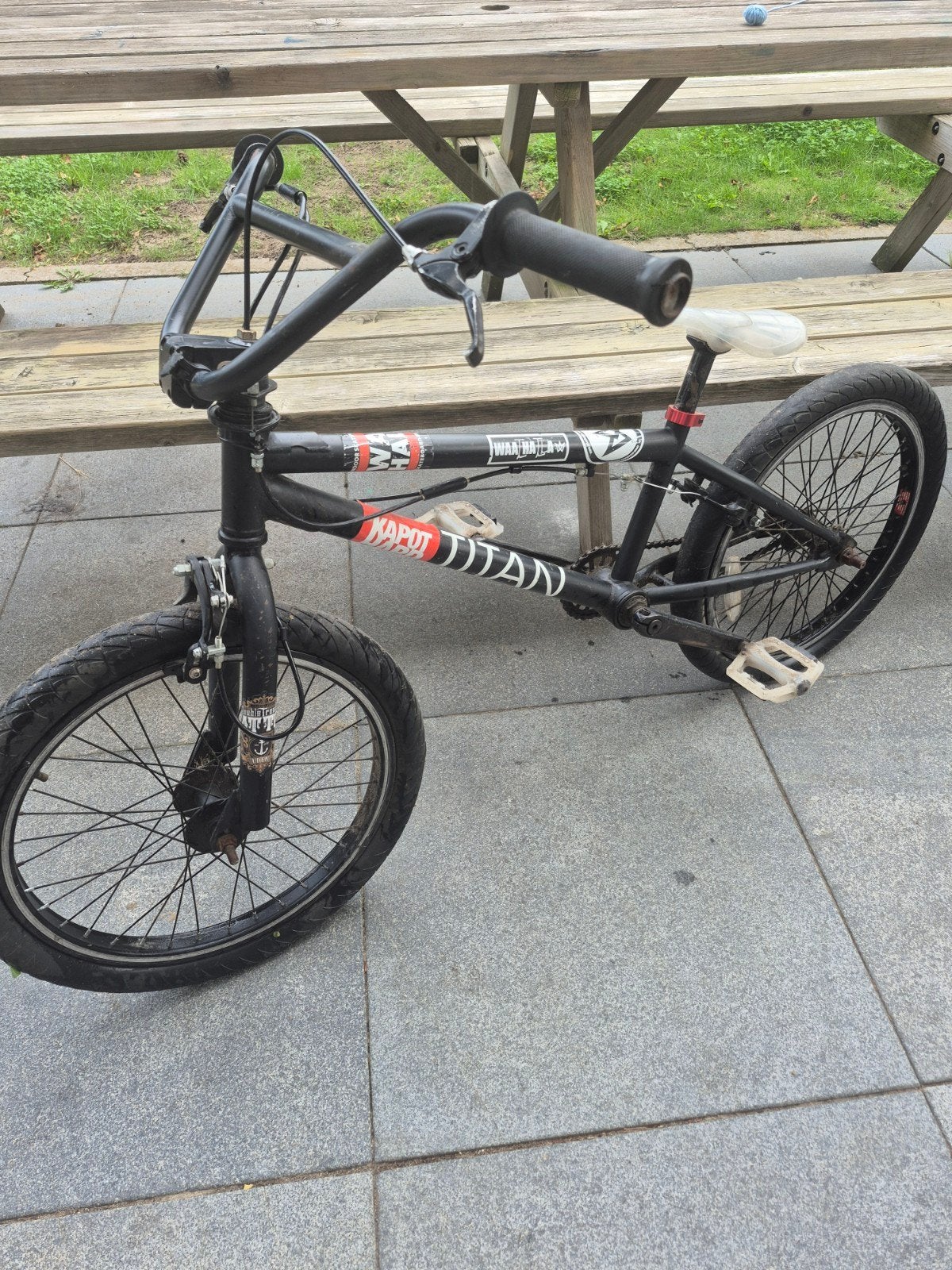 BMX freestyle fiets - Titan - Gebruikt, Fietsen en Brommers, Ophalen, Gebruikt, Staal, Velgrem