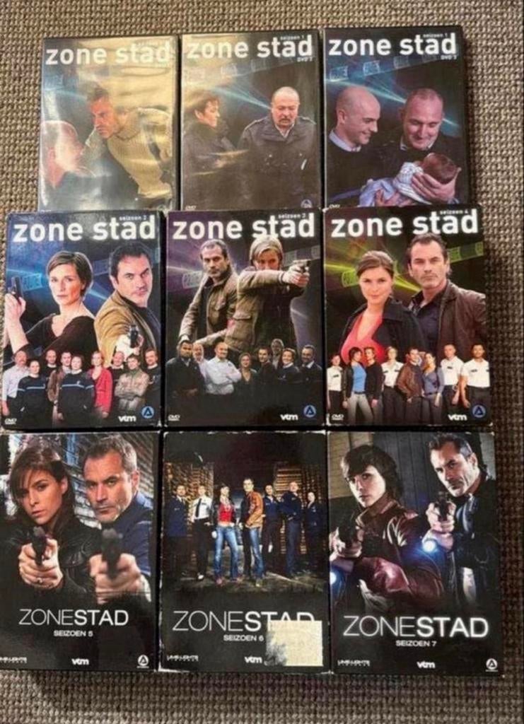 Zone Stad DVD Boxset - Seizoenen 1 t/m 7 (Complete Serie), Cd's en Dvd's, Boxset, Drama, Ophalen of Verzenden, Zo goed als nieuw