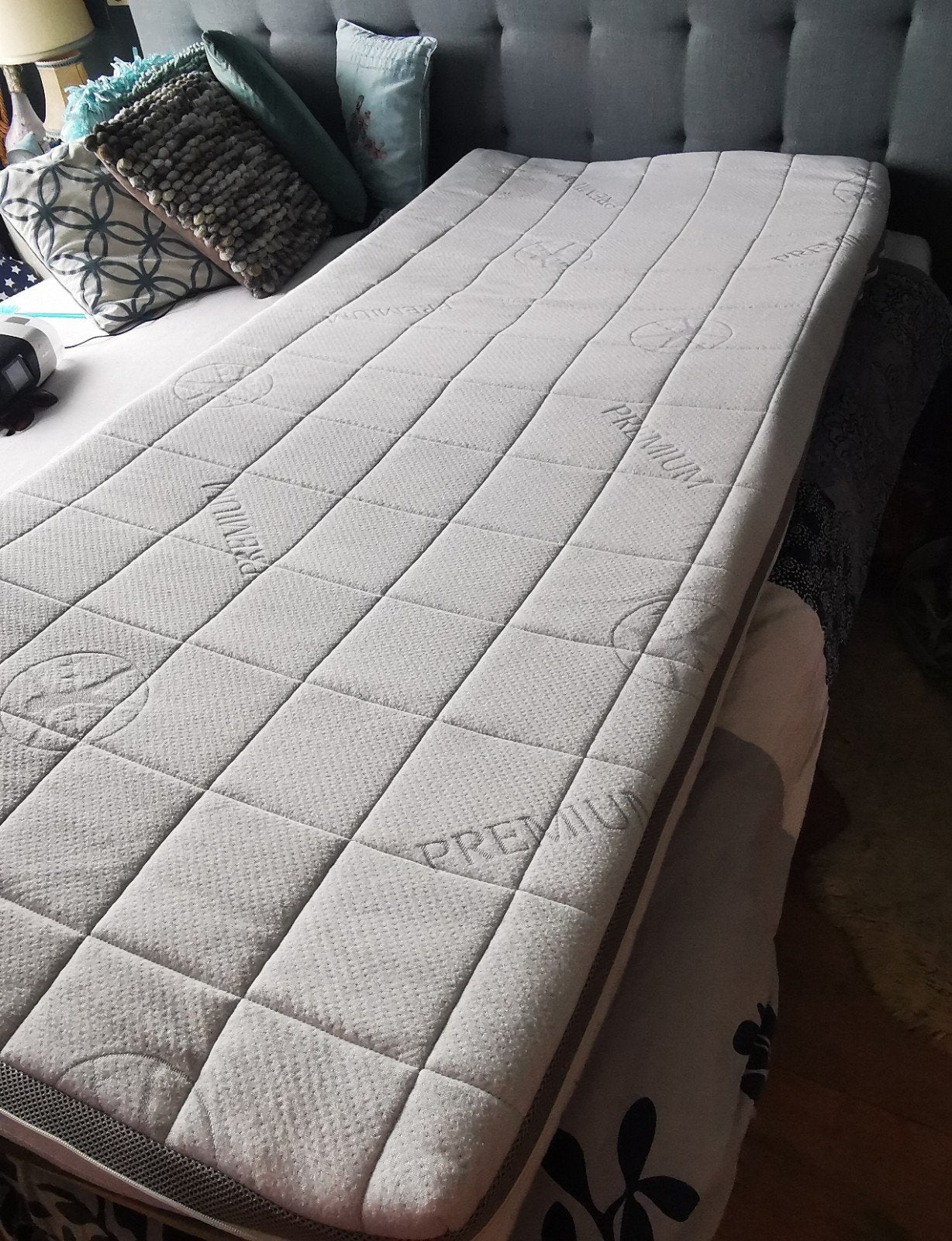 Topper topmatras 8cm 2 laags schuim premium, Ophalen, ., Tweepersoons, .