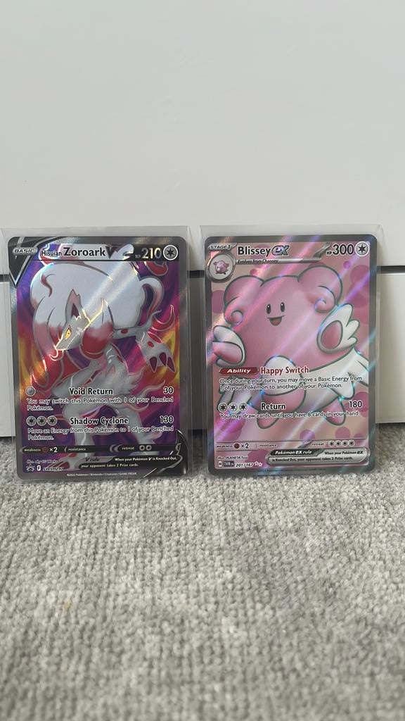 Blissley & Zoroark Full art Pokemon, Ophalen of Verzenden, Zo goed als nieuw