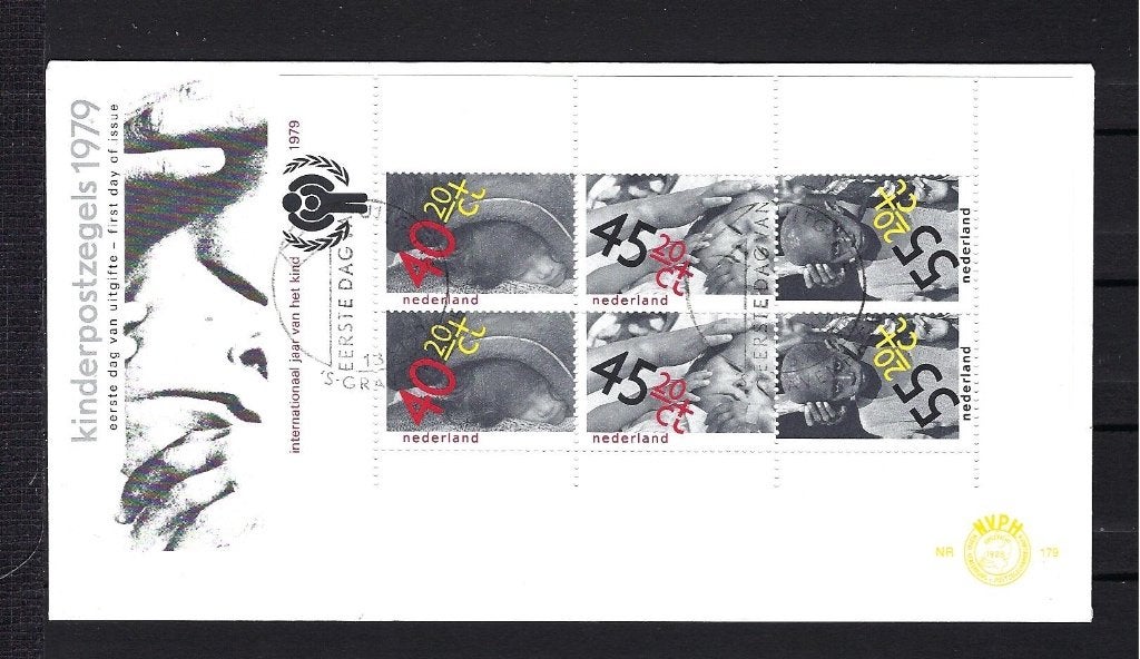 FDC NVPH E179a onbeschreven + PLAATFOUT MAST 1190 PM1, Ophalen of Verzenden, Onbeschreven, Nederland