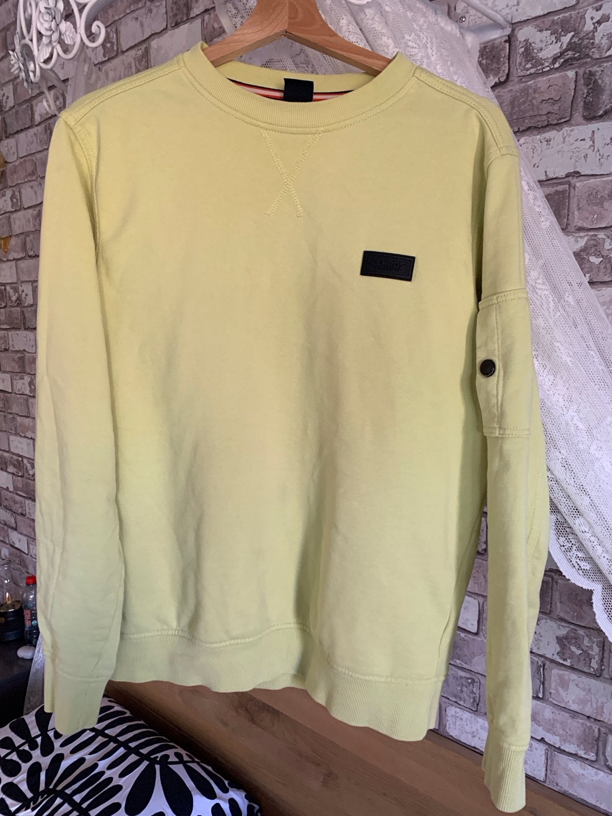 Lerros Heren Sweater - Geel - Maat M, Ophalen of Verzenden, Zo goed als nieuw, Maat 48/50 (M), Geel