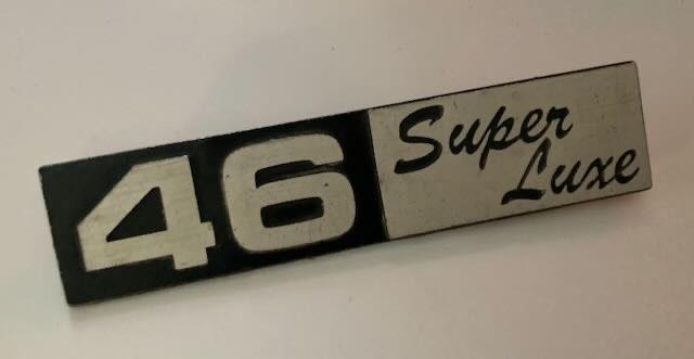 DAF 46 Super Luxe logo merle letters embleem, Ophalen of Verzenden, Gebruikt, Auto's