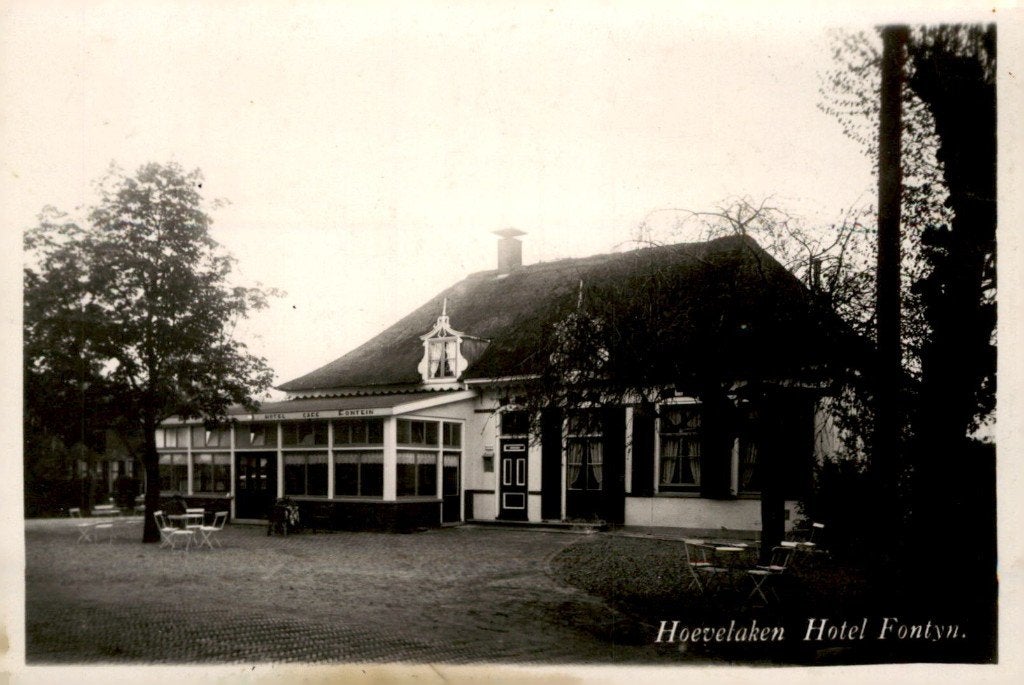 Hoevelaken Hotel Fontijn - FOTOKAART # 59, Verzenden, 1920 tot 1940, Gelopen, Gelderland